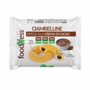 FoodNess brezglutenski kakavov krof Foodness Ciambelline Crema di Cacao 27 g