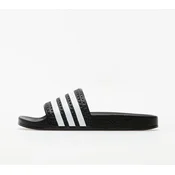 ADIDAS ORIGINALS Natikace s potpeticom Adilette crna / bijela