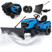 THUNDER Vrtni traktor HEXWELT HW-TR-586 – 586 cm3, 12,5 kW, 107 cm, snežni plug + verige + ponjava, (5000366626)