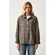 Armani Exchange oversize jakna ženska z volno