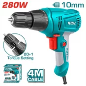 TOTAL Elektricna bušilica/šrafilica 280W