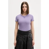 HUGO Majica Easy 50523924 Vijolična Slim Fit