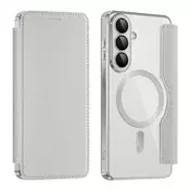 Etui SmartMag Book z Magsafe tehnologijo in RFID denarnico za Samsung Galaxy S26 Plus - gray