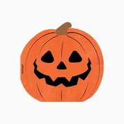 Oh Yeah! Papirnati prtički – Halloweenska buča, 33 x 33 cm, 20 kosov