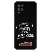 Silikonski črni ovitek za Realme 8 5G - Dark Racer