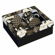 ŠALICE SET ZA KAVU/ČAJ ART DECO&FLOWERS 300ml 4/1 porculan