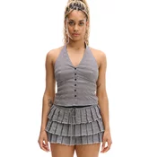 Cropp - Bluza z okrasnim vozlom - light grey