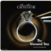 Umjetnički kpl za crtanje Cretacolor The diamond paket 15 kom u metalnoj kutiji