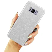 GS Bleščeč ovitek za Samsung Galaxy S8, srebrn