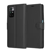 Etui Techsuit Leather Folio za Xiaomi Redmi 10 - črn