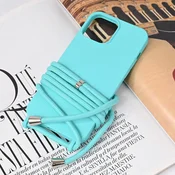 Maska za iPhone 13 Pro Max 6.7 Crossbody mint