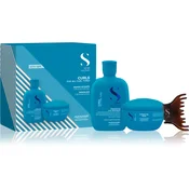 Alfaparf Milano Semi Di Lino Curls Duo Kit darilni set 3 kos