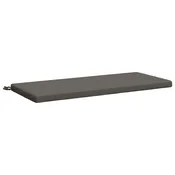 Vidaxl Blazina za klop SOEST 100% poliester Siva 110 x 50 x 5 cm