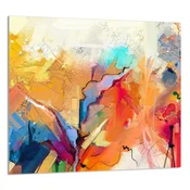 shumee STEKLENA PLOŠČA ZA KUHINJO 65x60 Barvita