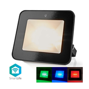 Nedis WIFILOFC20FBK-LED RGBW reflektor SmartLife LED/20W/230V Wi-Fi IP65