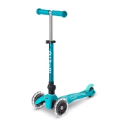 Micro - Mini Deluxe zložljiv skiro z LED kolesi, Aqua