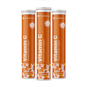 3x Vitamin C – šumeče tablete, skupaj 60 šumečih tablet