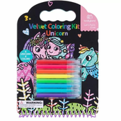 Tookyland Velvet Slikarstvo Unicorns 6 slik 8 markerjev