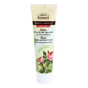 Green Pharmacy Hand Care Rose hranjiva i hidratantna krema za ruke i nokte (0% Parabens, Mineral Oils, Artificial Colouring) 100 ml