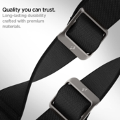 SPIGEN Pas za pametno uro Lite Fit, črn, za Apple Watch Ultra (49 mm)/8/7 (45 mm)/SE 2022/6/SE/5/4 (44 mm)/3/2/1 (42 mm)