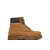 Pohodni čevlji Tommy Jeans Archive 01 Boot Hi Nubuck Wl Wr EM0EM01783 Svetlo rjava