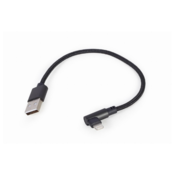 GEMBIRD USB Kabl 8-pin pod uglom CC-USB2-AMLML-0.2M crni