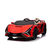 Licenciran avto na akumulator Lamborghini SIAN 4x100W - dvosed - rdeč