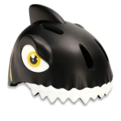 CRAZYSAFETY 3D DJEČJA KACIGA SHARK BLACK - S LED SVJETLOM
