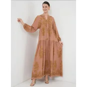 Bigdart Obleka Maxi rumena
