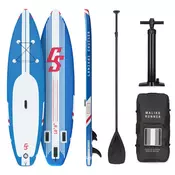 Capital Sports Lanikai Cruiser 10.8, napihljivi paddleboard, set s SUP desko, 330 × 77 × 15 (WTR1-LaniCru10,8BluS)