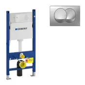 Geberit Duofix Delta Basic set + hrom mat tipka