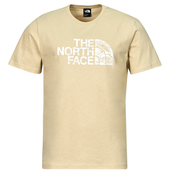 THE NORTH FACE Majica WOODCUT DOME, svijetlobež / bijela