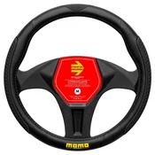 Navlaka za volan MOMO Drop, crna, velicina M (38–39 cm)