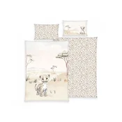 Herding Otroška bombažna posteljnina Herding babybest – Mali leopard, 100 x 135 cm, 40 x 60 cm