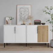 Hanah Home Konzolni sto Callia, 150x75x36 cm, Beli