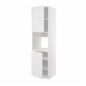 METOD Vis.elem.pecn.s 2vrata/policama, bela/Stensund bela, 60x60x220 cm