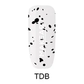 TOPY TOP DOTS BLACK (no wipe) završni sloj sa komadićima crne folije za nokte 8ml |MAKEAR COSMETICS| Kozmo
