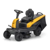 STIGA Swift 372e 48 V brezžicni traktor za košnjo.