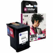 Inkdigo tusz 300XL kompatybilny z HP DeskJet D1658 Envy 100e-All-in-One Certyfikat TÜV