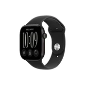 APPLE Watch Series 12 GPS 46mm Black Aluminium Case with Black Sport Band - M/L (MJEL4WF/A)