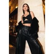 Trendyol Milla Ženska bluza Tprss24Bz00029, Crna