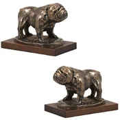 shumee Bulldog - pasja figurica, pisarniška figurica, pokal za pasjo razstavo Art-Dog