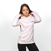 GymBeam Ženska dukserica PRO Hoodie White