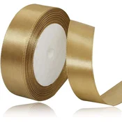 Zlati saten trak 20mm/23m