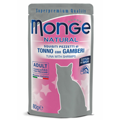 Monge | Natural za odrasle mačke s tunino in rakci