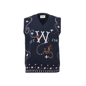 Weekend Max Mara Pletena jopica Cacao 2625356012 Kremna Regular Fit