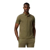 Moška majica Lacoste Ultra-Dry UPF30 Logo Stripe Sport Polo Olive S