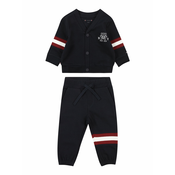 TOMMY HILFIGER Jogging komplet, mornarsko plava / boja vina / bijela