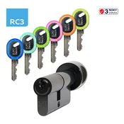RICHTER EURO SECURE R3 cilindrični varnostni gumb, Vložek varnostnega gumba 30/35 mm