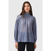 Bluza z dodatkom svile AllSaints PEARLA